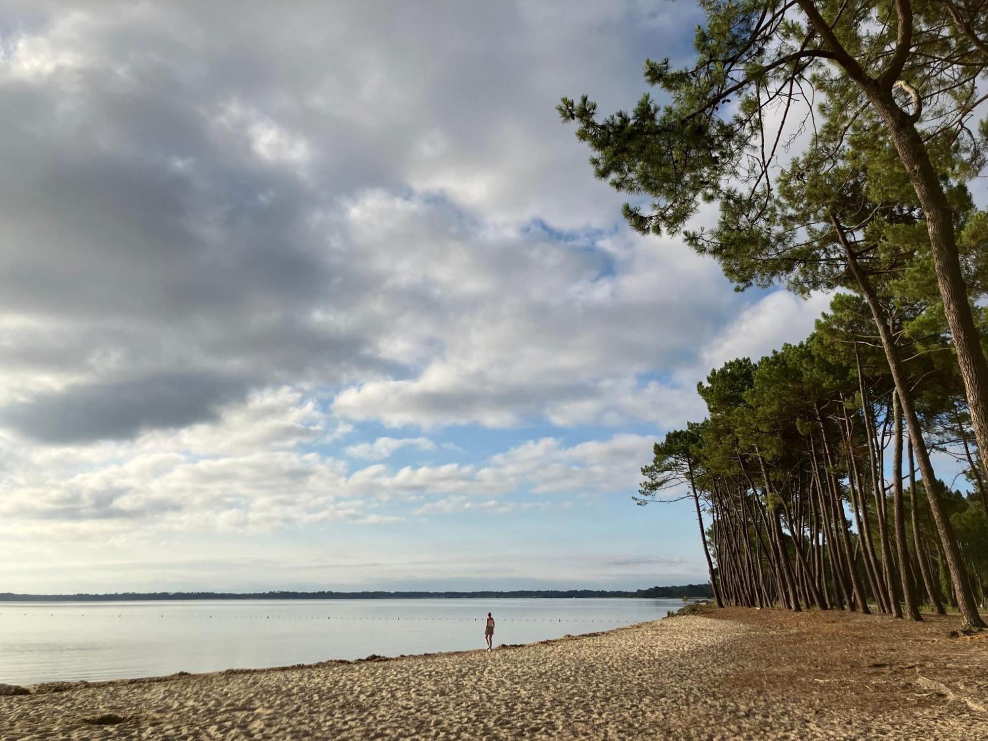 Nouveau - Ecolodge 'Calme Et Nature' - Avec Piscine Au Golf-Lac De Biscarrosse - Couchage 2 Personnes Luaran gambar