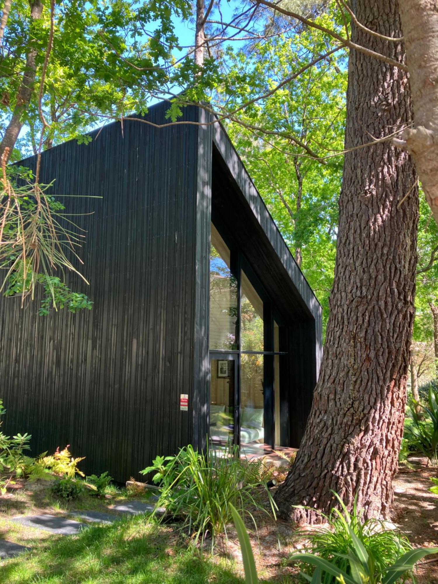 Nouveau - Ecolodge 'Calme Et Nature' - Avec Piscine Au Golf-Lac De Biscarrosse - Couchage 2 Personnes Luaran gambar